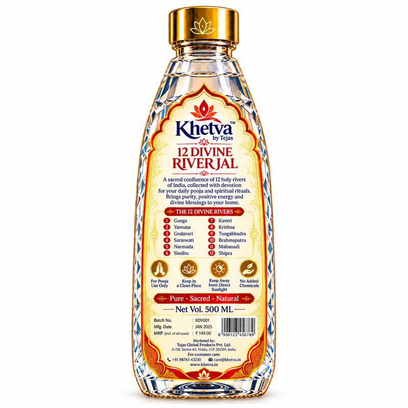 India’s 12 Sacred Rivers — Together in One Bottle