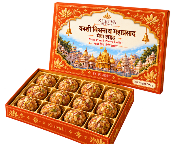 Kashi Vishwanath Maha Prasad (Mewa Laddu) | Khetva by Tejas